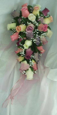 Fairy Tale Cascade: Mixed Colors with Pink accents
